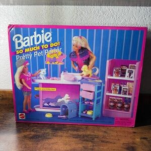 Barbie so much to do pretty pet parlor